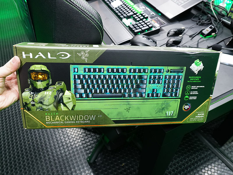 Bàn phím Razer BlackWidow V3-Mechanical–HALO Infinite Edition_Hàng chính hãng