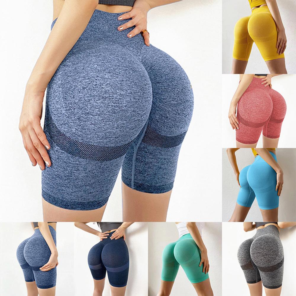 Quần tập gym nữ lửng lưng cao, quần yoga lửng tôn dáng