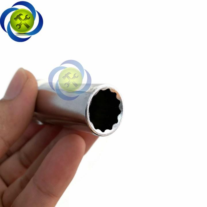 Tuýp 9/16 hệ inch 1/2 Kingtony 423016S loại dài 12 cạnh màu trắng 14.29mm