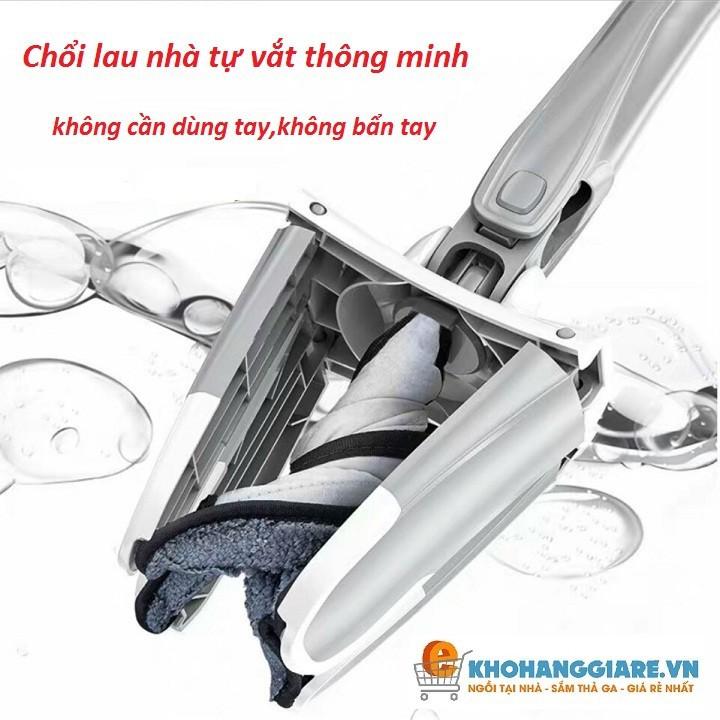 Chổi lau nhà tự vắt - Hàng loại 1 - Chổi lau nhà thông minh Xmom - Cây lau sàn nhà giá rẻ