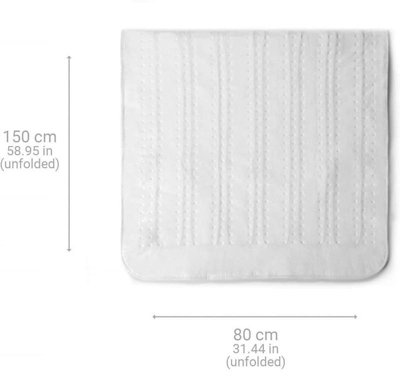 Đệm Điện Sưởi Ấm Medisana HU 674, Nệm Thảm Sưởi Điện Size 1.5*0.8m, Công Suất 60W, Electric Heating Blanket, Nhập Đức