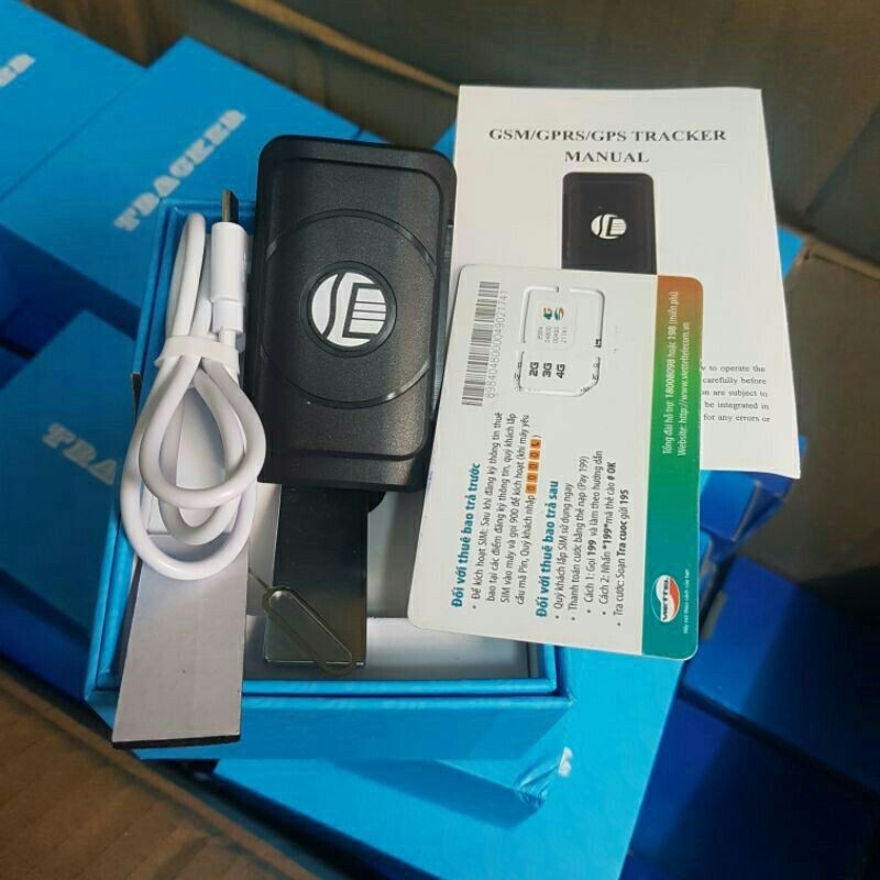 Định Vị Không Dây Cao Cấp TK202 Thời Gian Thực Theo Dõi Trẻ Em Người Già Xe Máy Ô tô Không Dây Pin 6000mAh Sử Dụng 30 Ngày Với Nam Châm Băng Dính 3M