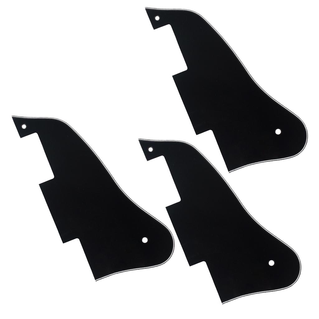 Bộ 3 PVC 3Ply Đàn Guitar Pickguards Nhạc Cụ Trang Trí Phần