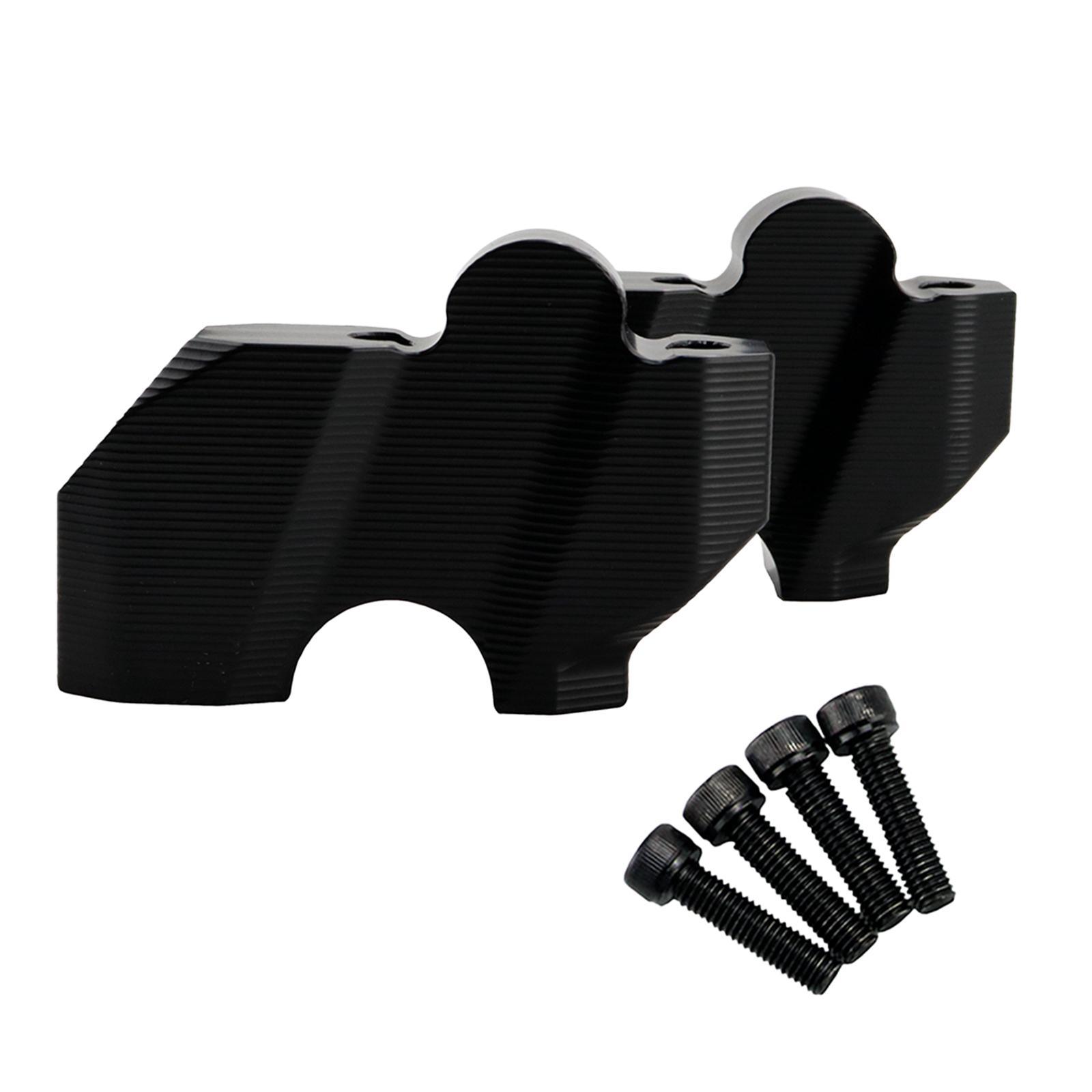 Handlebar Riser Clamps Replacement Portable Spare Part Aluminum Alloy Easy to Install Durable Accessories Black for Sportster S 1250 SS