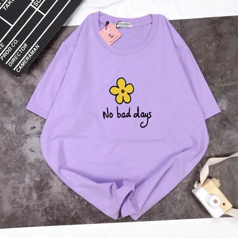 Áo Thun Tay Ngắn UNISEX Hoa - Hình chụp thật (Đủ size M-L-XL)
