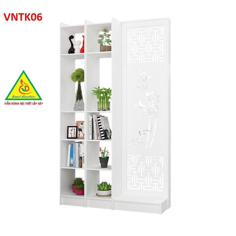 Vách ngăn phòng khách nhà bếp - Vách ngăn liền kệ VNTK06 - Nội thất lắp ráp Viendong Adv