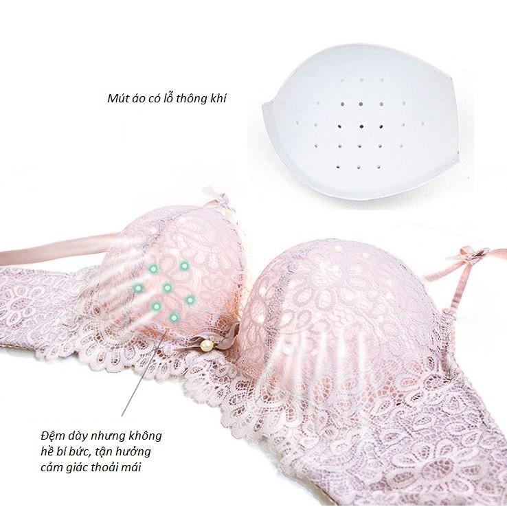 Áo Lót Không Gọng Nâng Ngực Đệm 3cm B383