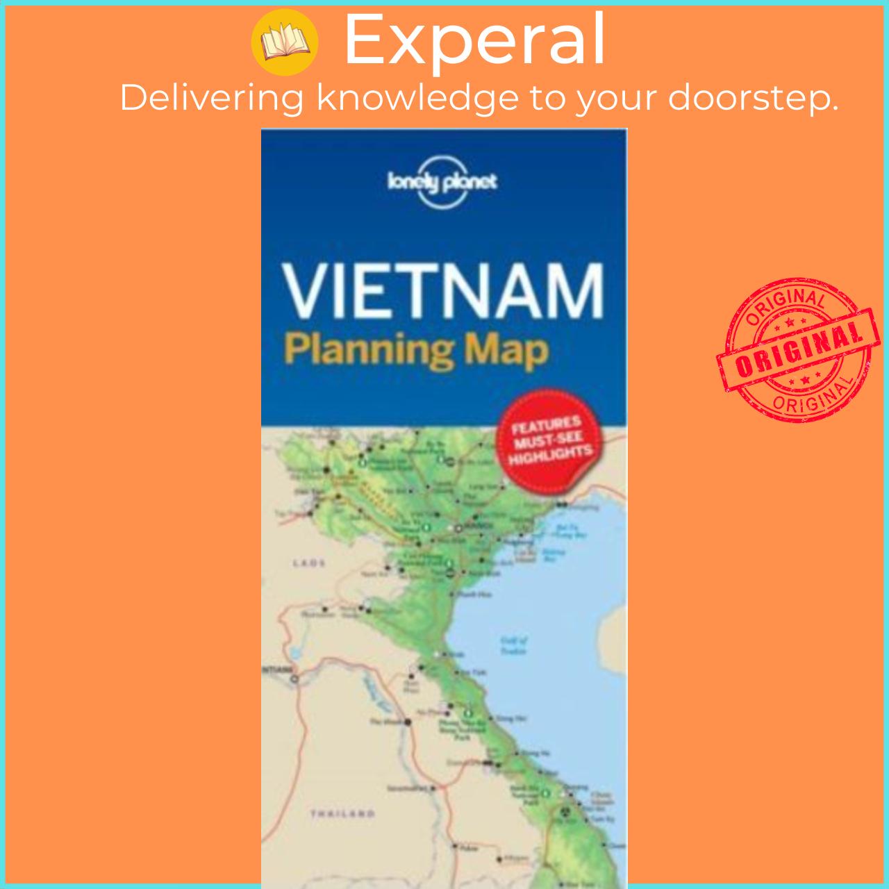 Sách - Lonely Planet Vietnam Planning Map by Lonely Planet