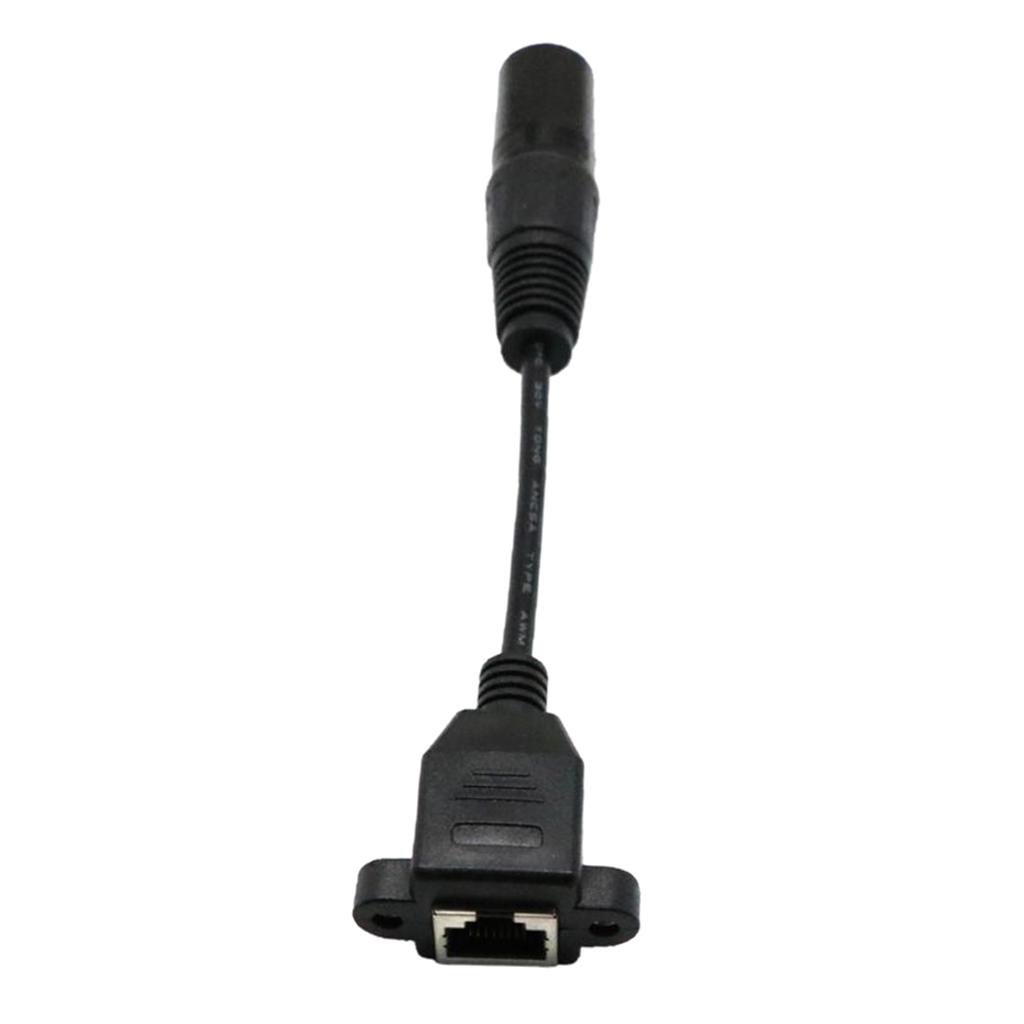 15cm XLR 3 Pin Male To RJ45 Female Network Connector Adapter Converter Cable + 15cm XLR 3 Pin Male To RJ45 Male Network Connector Adapter Converter Cable