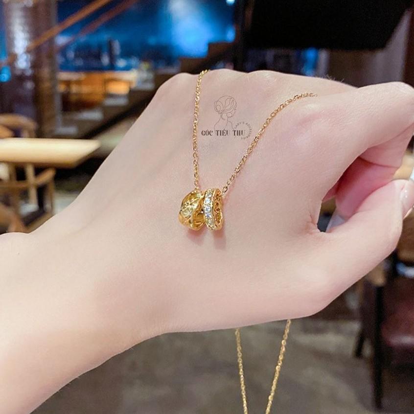 Dây chuyền thép Titan cao cấp không gỉ cho phái nữ - Trang sức phong cách Hàn Quốc DC006