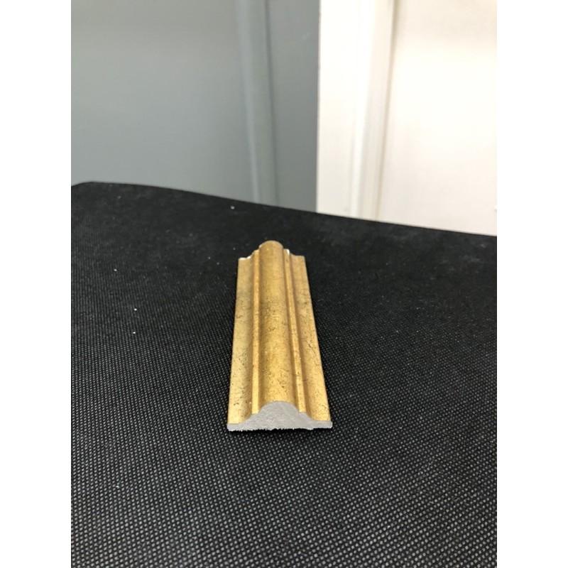Chỉ nhựa composite màu vàng đồng cổ bản 4cm trơn