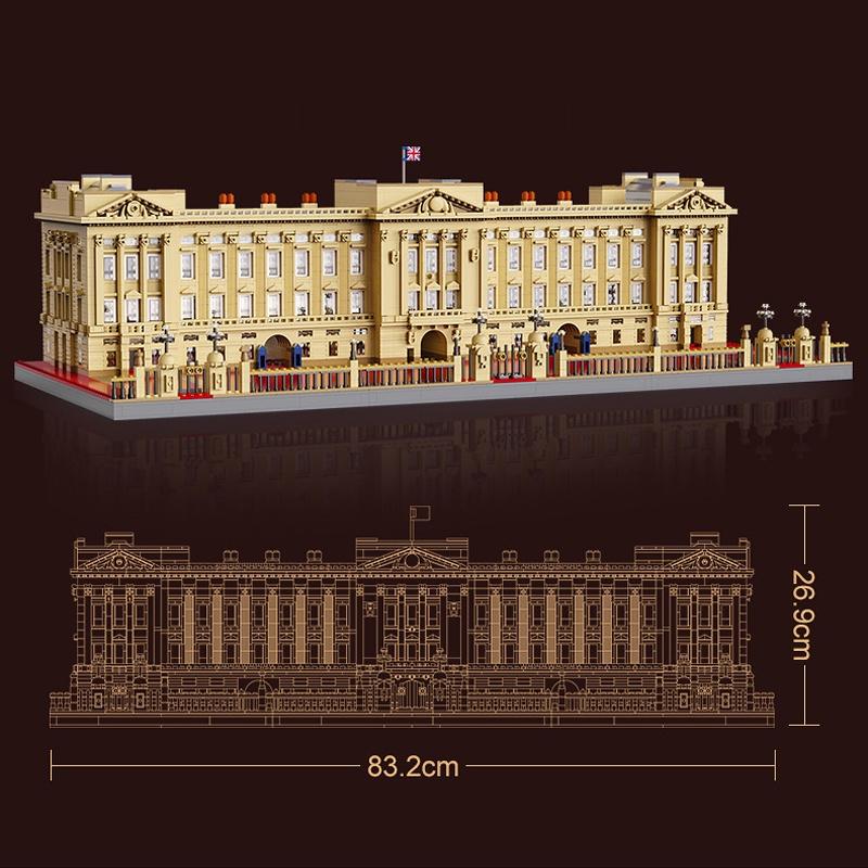Đồ chơi Lắp ráp Cung điện Buckingham, Cada C61501 Bristish Building, Xếp hình thông minh, Mô hình thành phố
