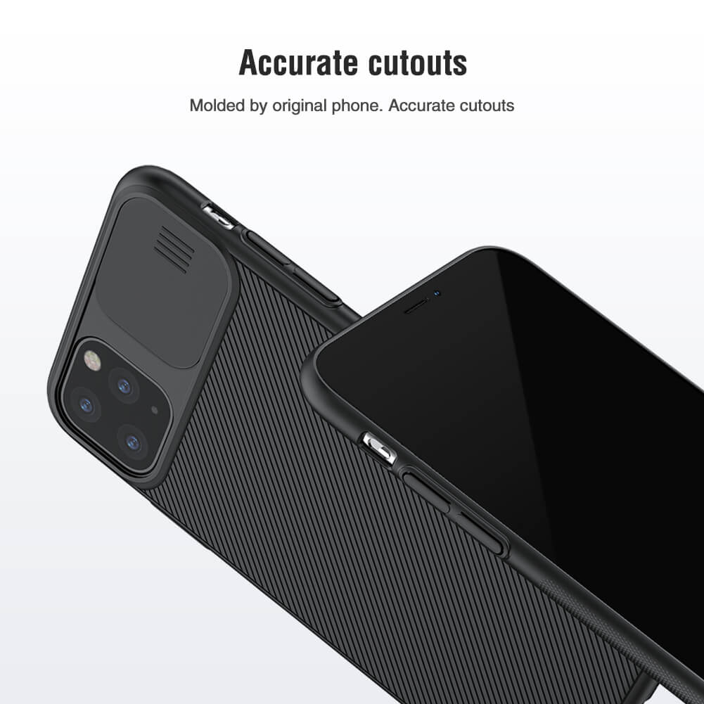 Ốp lưng chống sốc bảo vệ Camera cho iPhone 11 Pro Max  hiệu Nillkin Camshield  - Hàng chính hãng