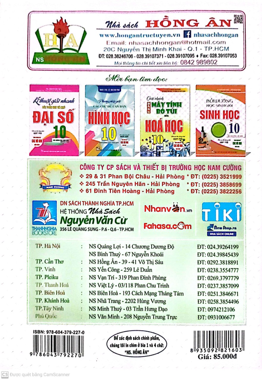Kỹ Năng Giải Nhanh Bài Tập Hóa Học Lớp 10