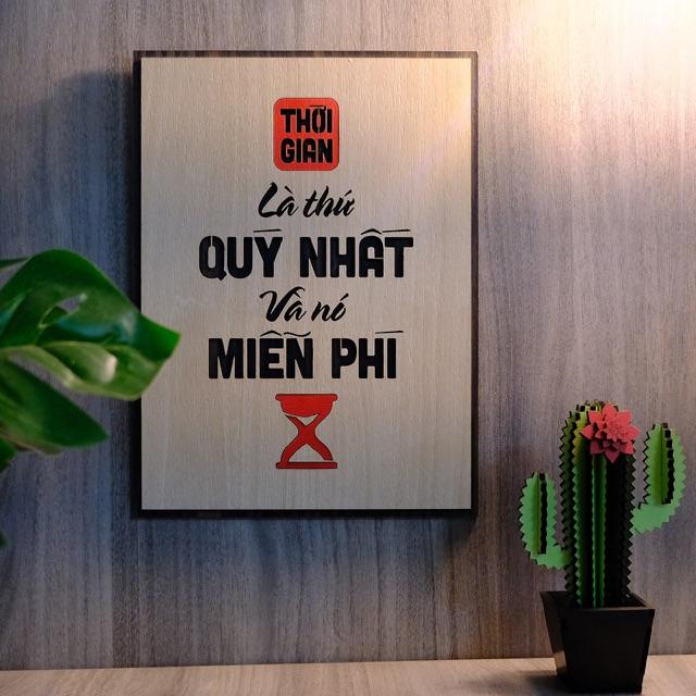 Tranh treo tường Gỗ tạo động lực
