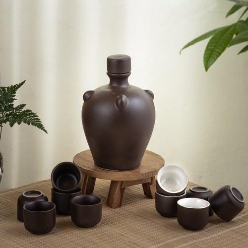 Nậm rươu gốm sứ