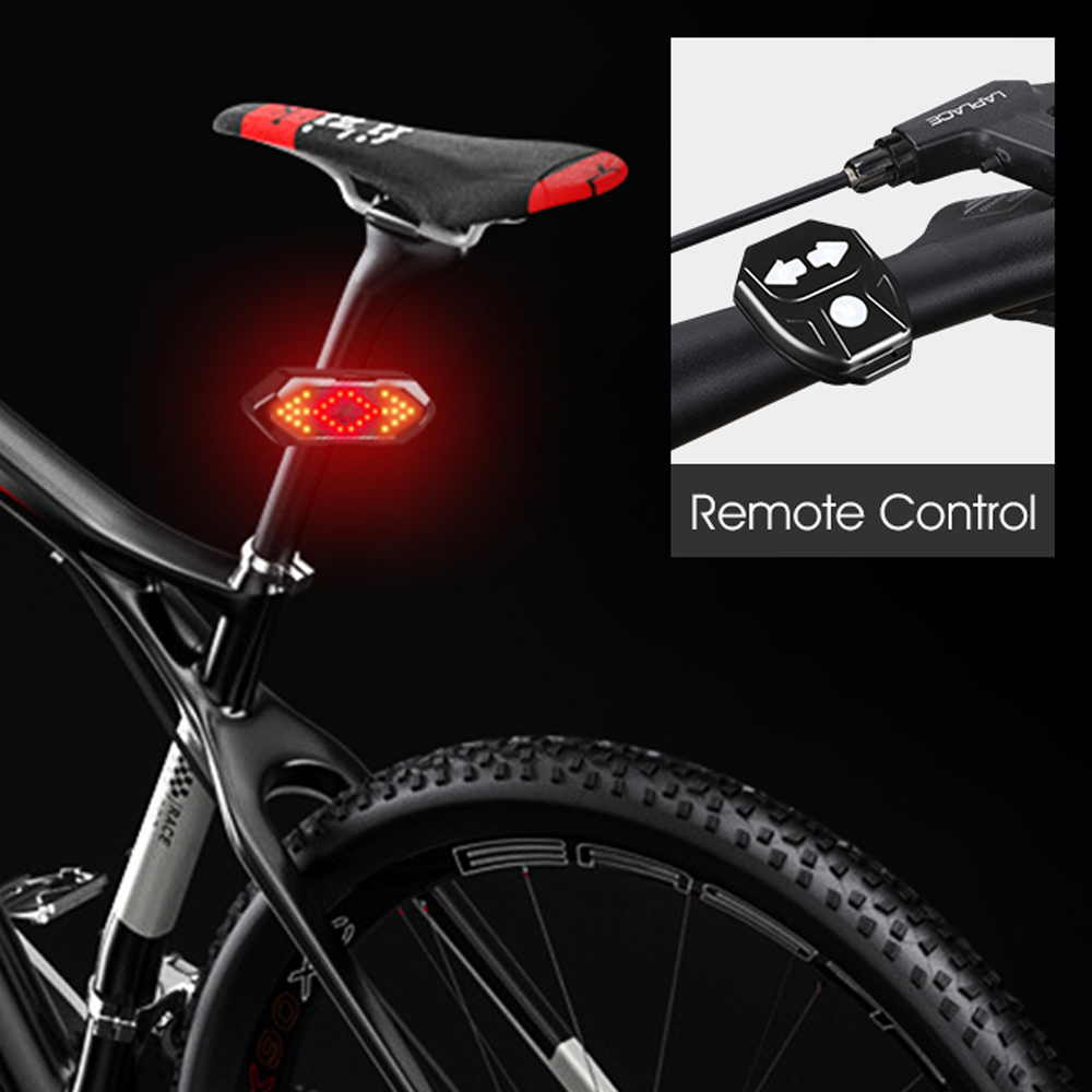 Đèn xi nhanh xe đạp phía sau USB điều khiển không dây, dễ vận hành