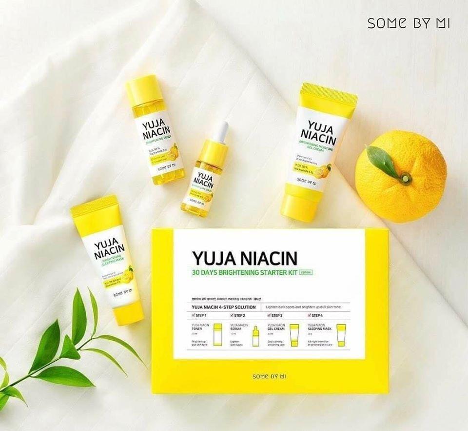 Kem Some By Mi Yuja Niacin Brightening Moisture Gel Cream MINI SIZE 30ml + Tặng kèm 1 băng đô tai mèo