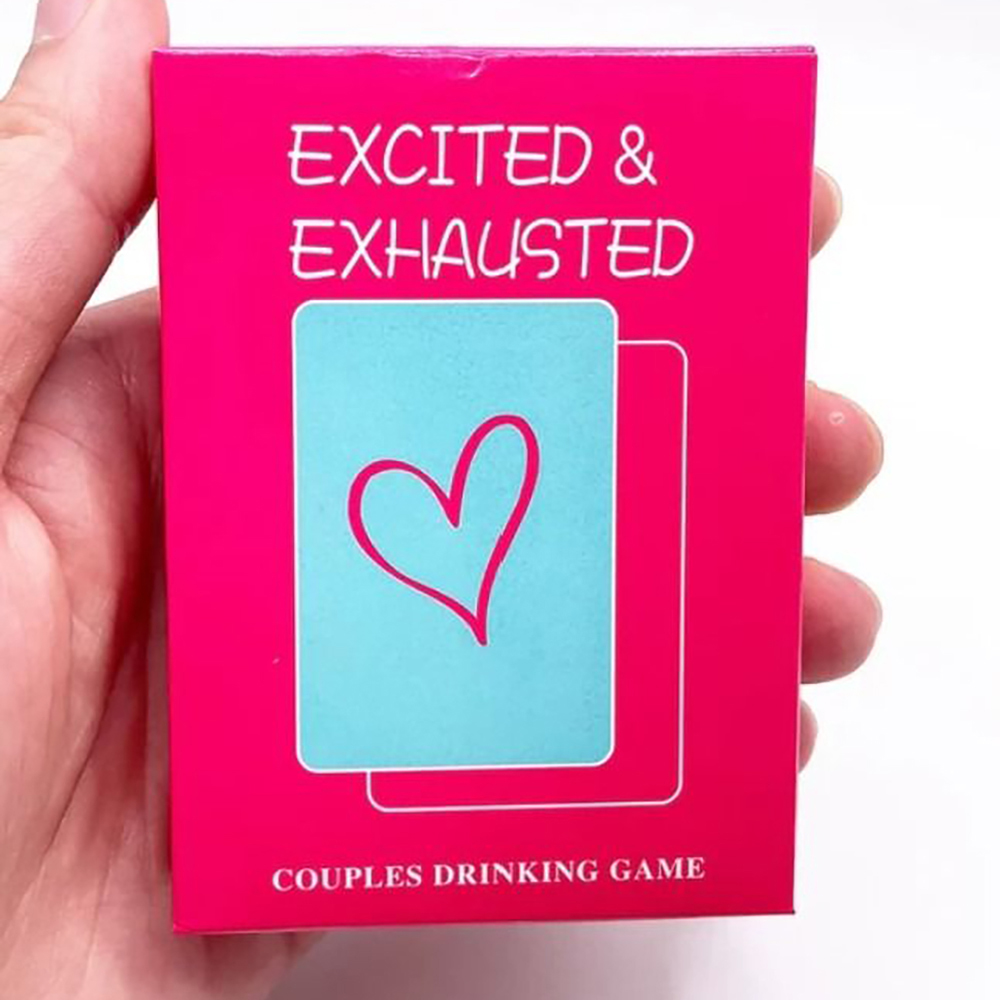 Bộ bài dành cho cặp đôi Excited Exhausted nhiều lá bài thú vị tiếng anh