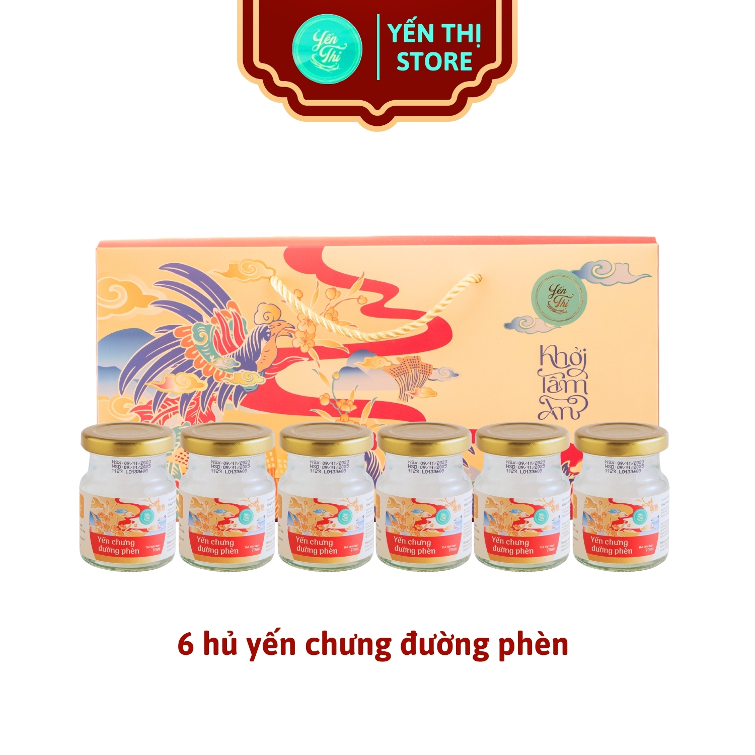 Yến Thị- Chưng Đường Phèn-Chưng Sẵn -30% YẾN-70ml