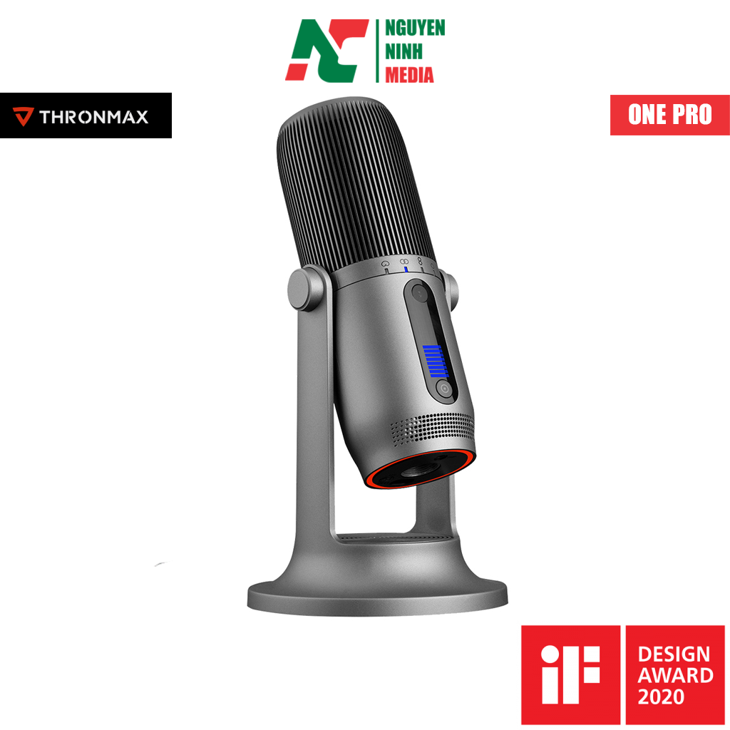 Microphone Thronmax MDrill One Pro Slate Gray - Hàng Chính Hãng