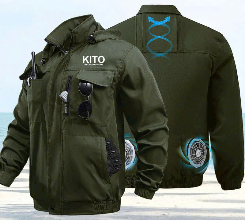 Bộ áo điều hòa KITO NEWPRO KT10 thế hệ mới nhất 2026 quạt 24V siêu bên ,chống chai ,chống phồng