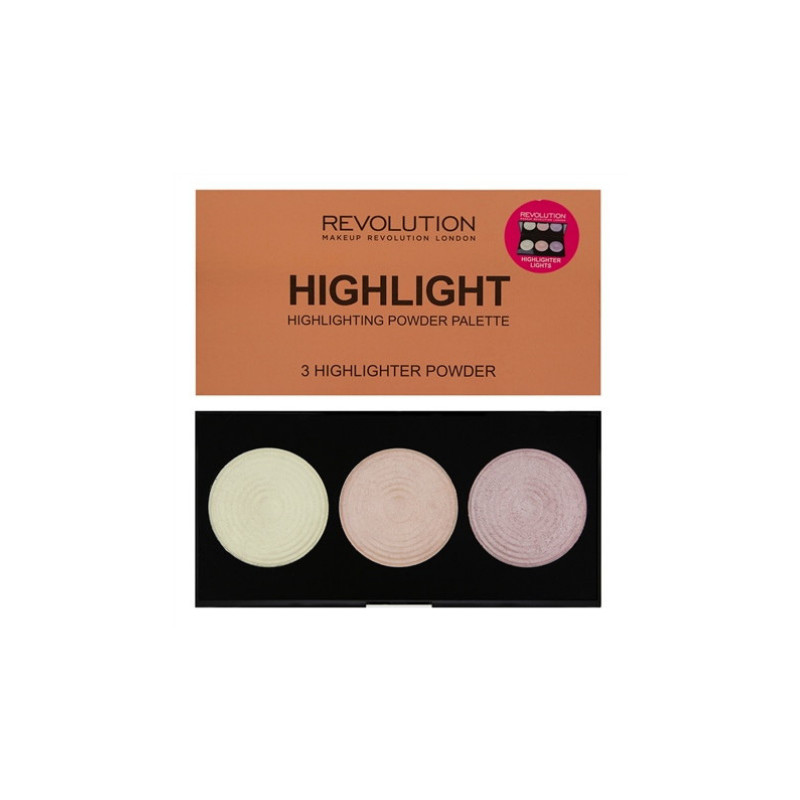 Highlight Makeup Revolution highlight powder palette (Dạng bảng)