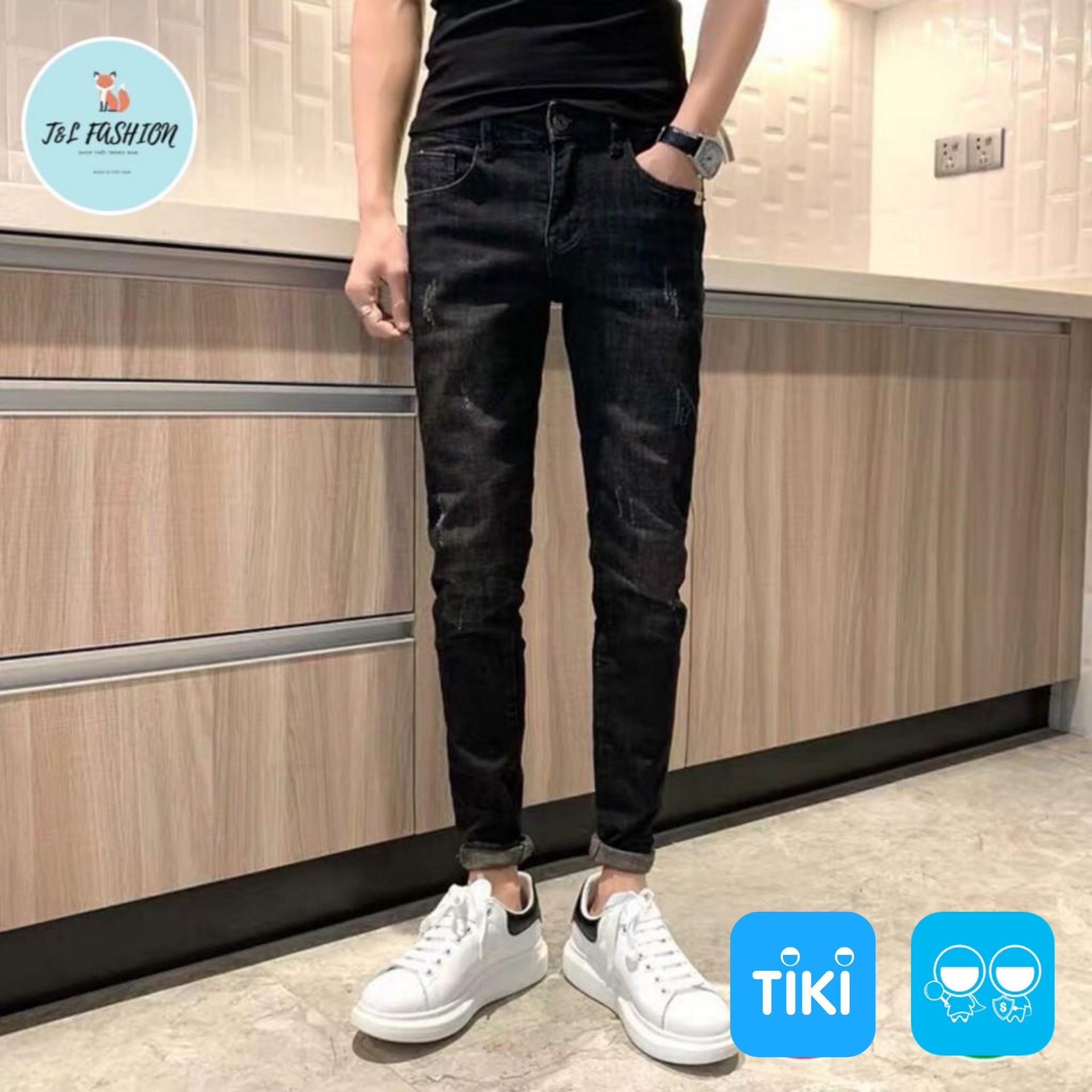 Quần Jean, Quần Bò Nam kiểu phong cách hàn quốc hot trend 2021 T&amp;L store msa30