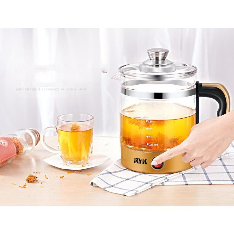 Ấm pha trà bằng hơi nước RYK inox 303 có ngăn lọc trà - Skylife