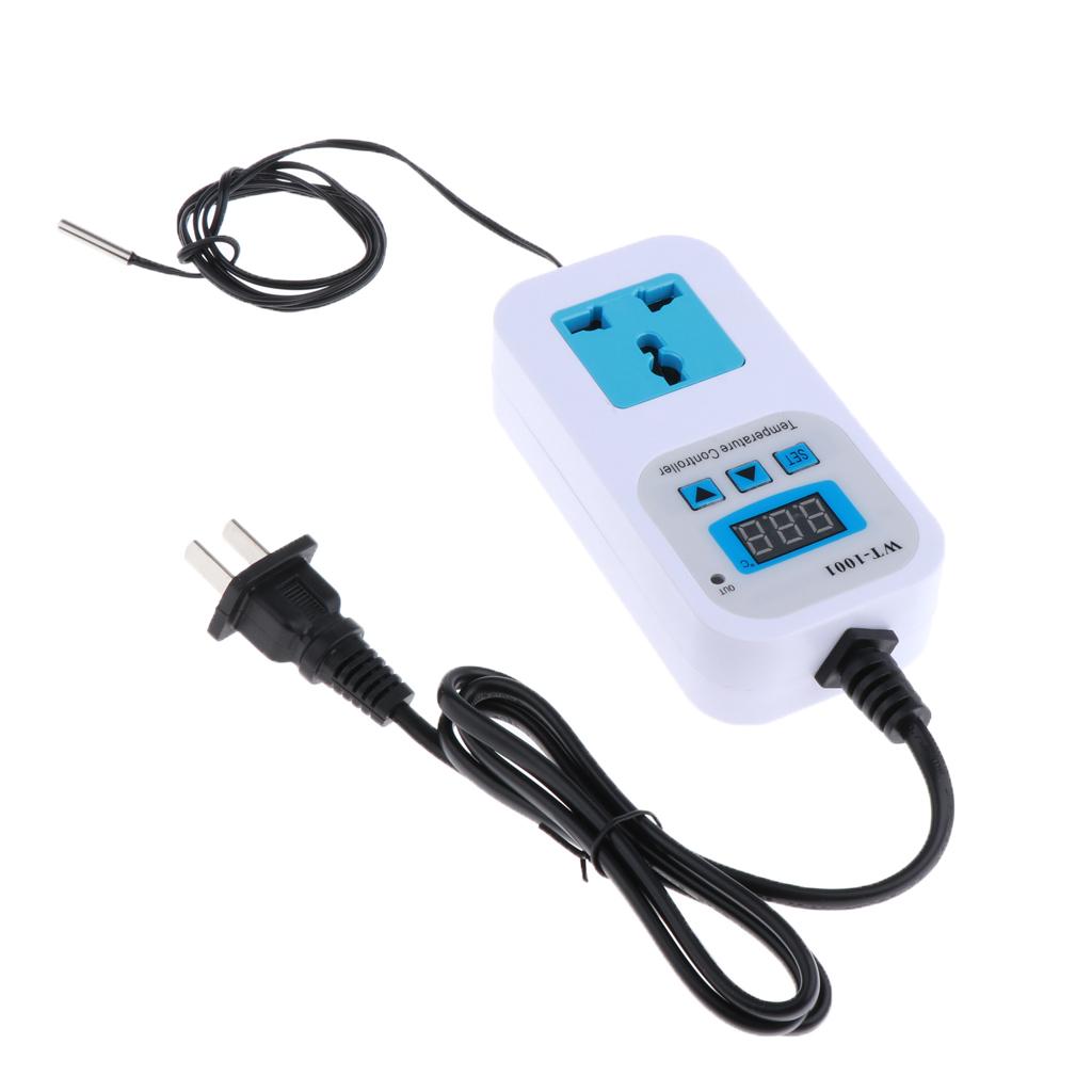 WT-1001 Thông Minh 110V Bộ Điều Khiển Nhiệt Độ Kỹ Thuật Số Bình Giữ Nhiệt Chuyển Hoa Kỳ