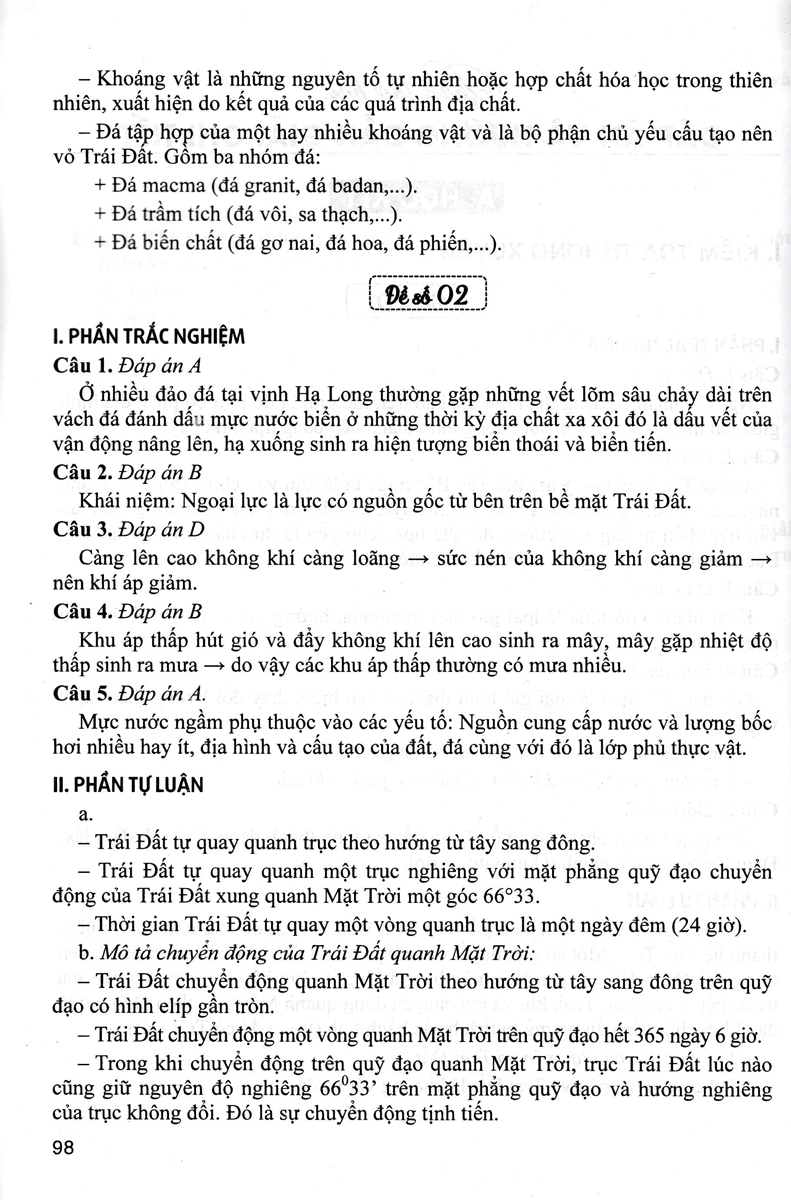 Sách tham khảo- Bộ Đề Kiểm Tra Địa Lí Lớp 10_HA