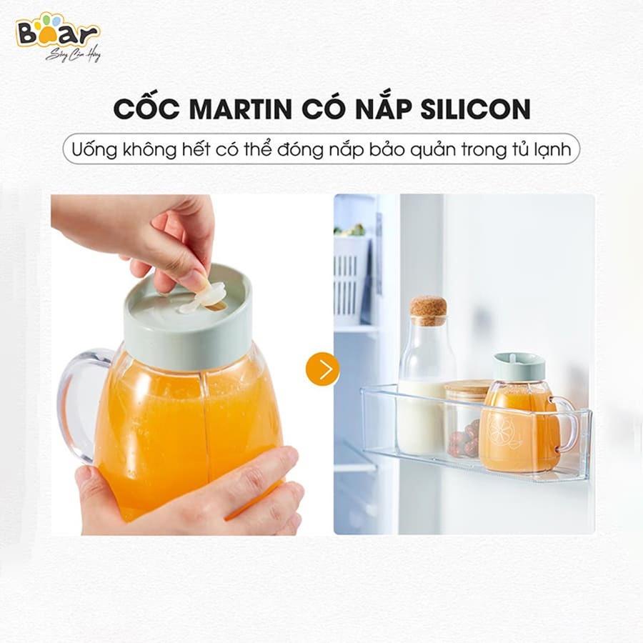 Máy xay sinh tố cầm tay Bear 2 cối xay, công suất lớn, dao 4 lưỡi thép không gỉ, Anh Lam Store - Hàng nhập khẩu