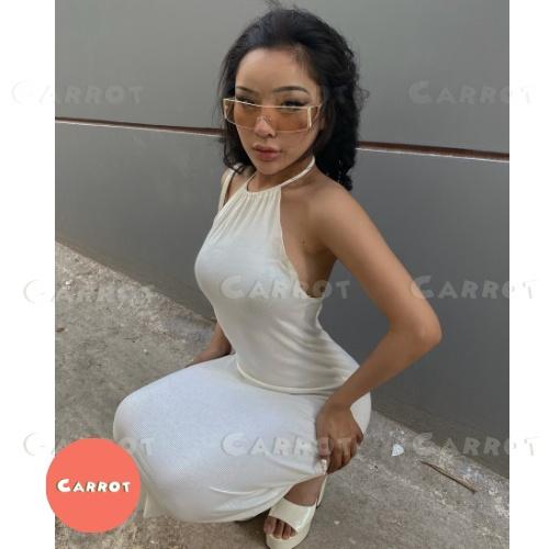 Đầm maxi hở lưng 2 dây ôm body sexy tôn dáng phong cách cổ điển gợi cảm cho nữ carrotxinhdep