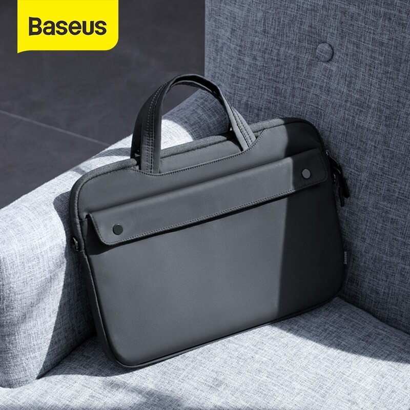 Túi xách chống nước Baseus Basics Series 13&quot; / 16&quot; Shoulder Computer Bag dùng cho Macbook / Laptop - Hàng Chính Hãng