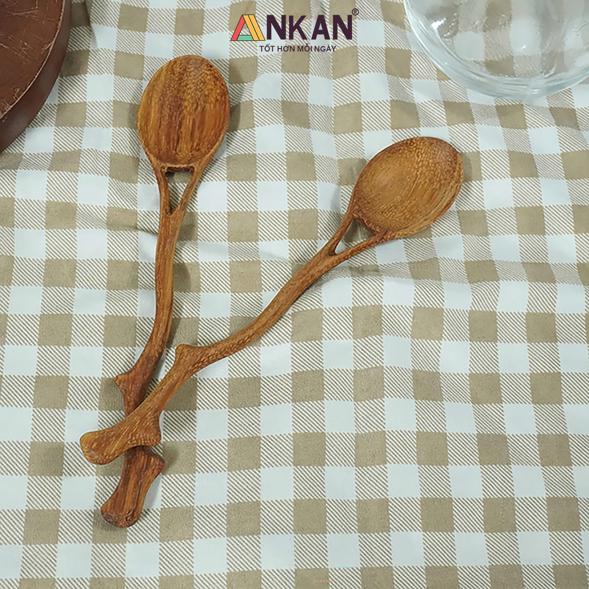 Muỗng Gỗ Thìa Gỗ Cao Cấp Trang Trí Decor, Quà Tặng Ý Nghĩa Cho Bé Và Gia Đình