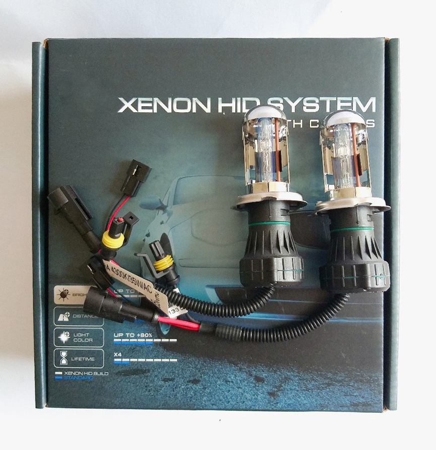 Bộ 2 bóng đèn Xenon HID H4 4300k và 5500k cho xe ô tô