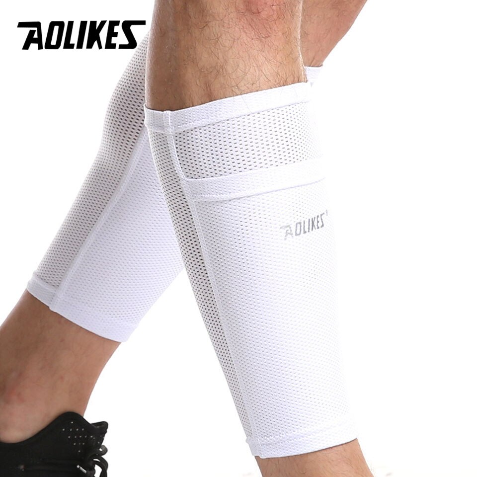 Tất vớ bảo vệ ống đồng AOLIKES A-7968 có túi nhỏ để miếng lót Soccer protective socks