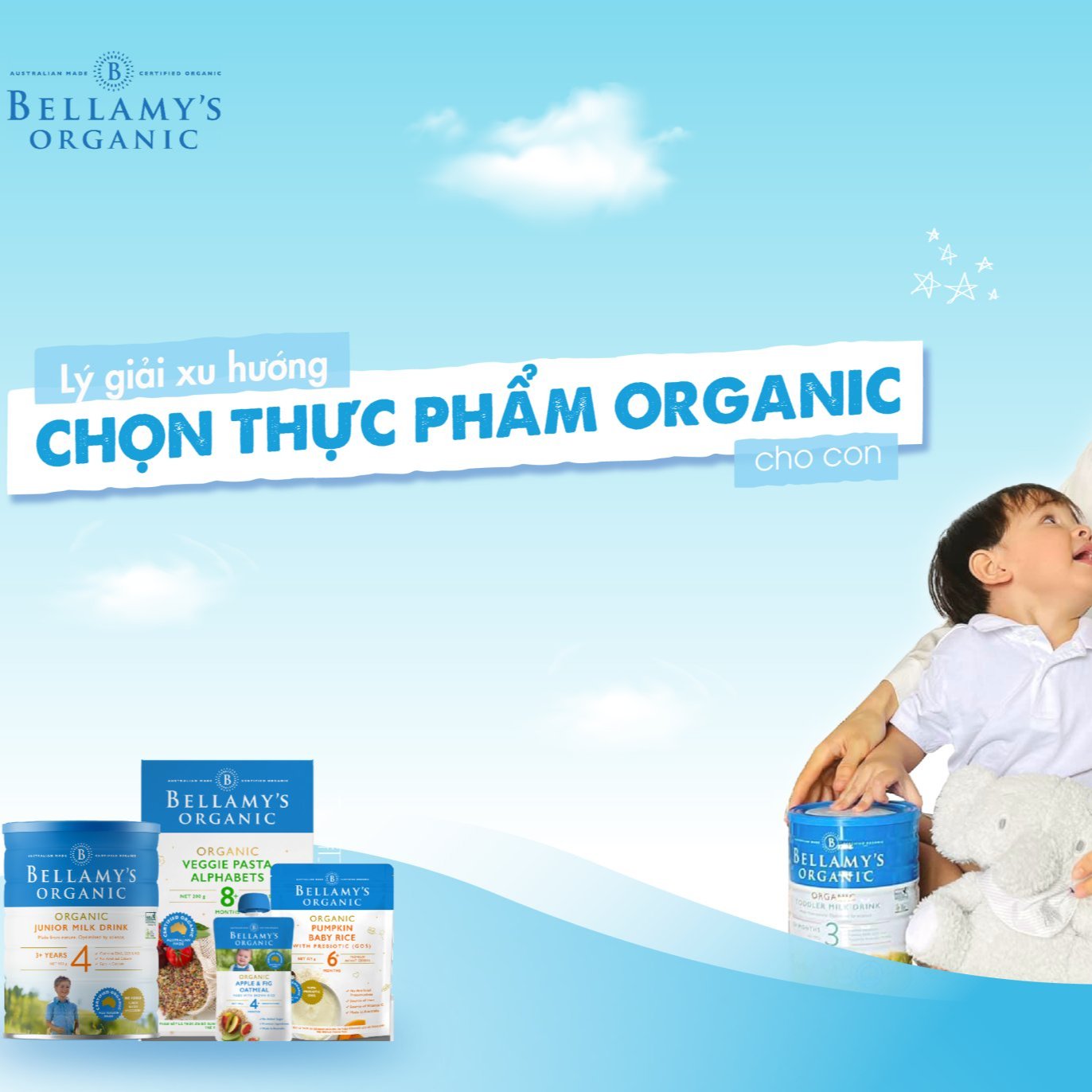 Sữa Bellamy’s Organic Pregnancy Formula 900g ( Mang thai) - Nhập khẩu Úc