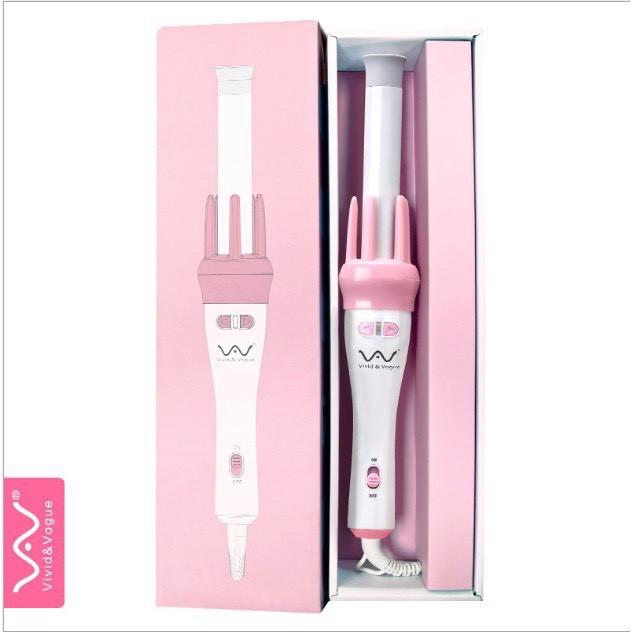 Máy uốn tóc xoăn xoay tự động 360 VIVID & VOGUE, máy làm tóc uốn xoăn tự động