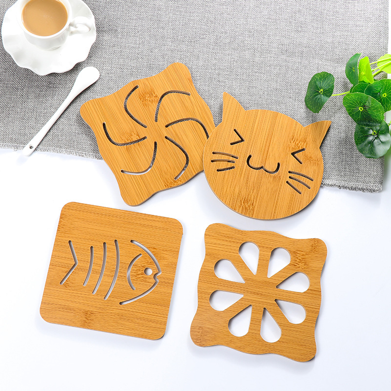 Combo 07 miếng lót gỗ đa năng cao cấp họa tiết lạ mắt