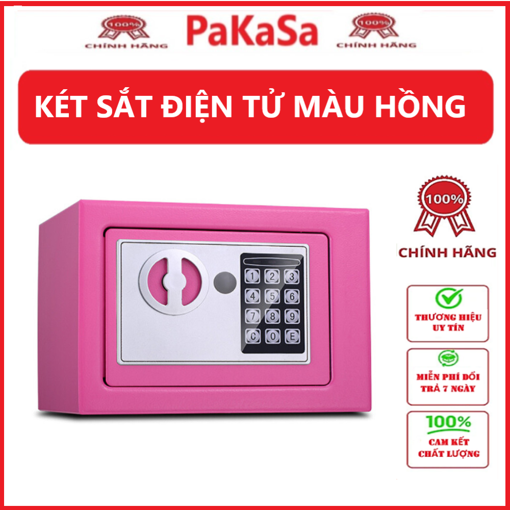 Két Sắt Điện Tử Chống Cháy , Két Sắt Mini Khóa Điện Tử Phù Hợp Cho Cả Người Lớn , Trẻ Em Và Dân Văn Phòng - Hàng Chính Hãng