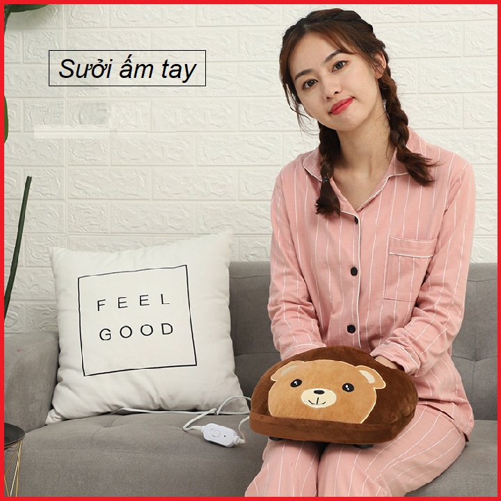 Túi Sưởi Chân. Máy Sưởi Chân Điện Đa Năng Hình Thú. Siêu Ấm. Siêu Cute.