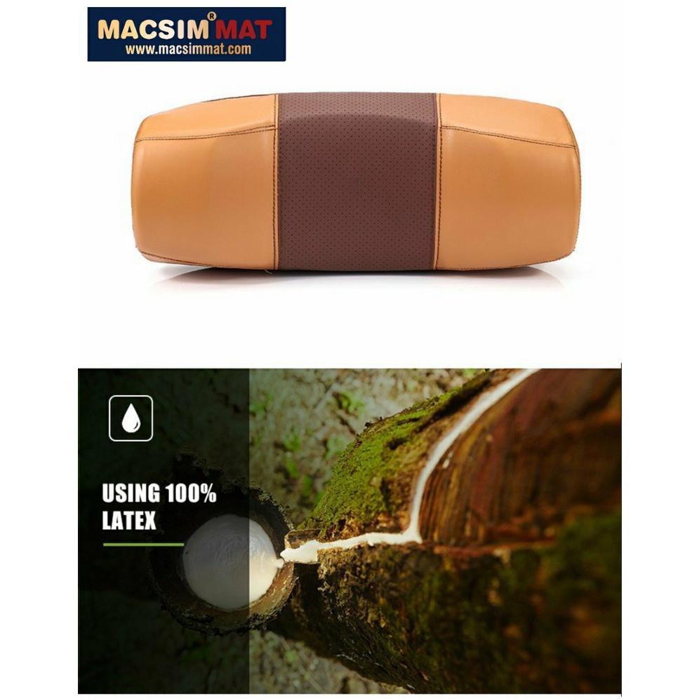Gối tựa đầu ô tô cao cấp nhãn hiệu Macsim CHP03B màu đen, nâu, be