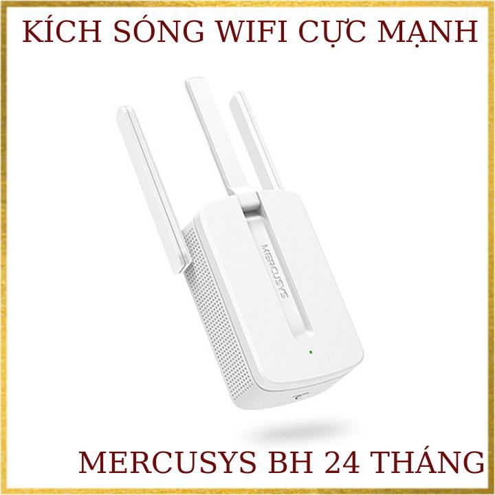 Kích wifi 3 râu Mercusys 300mbps cực mạnh - bộ kích sóng wifi - Hàng chính hãng