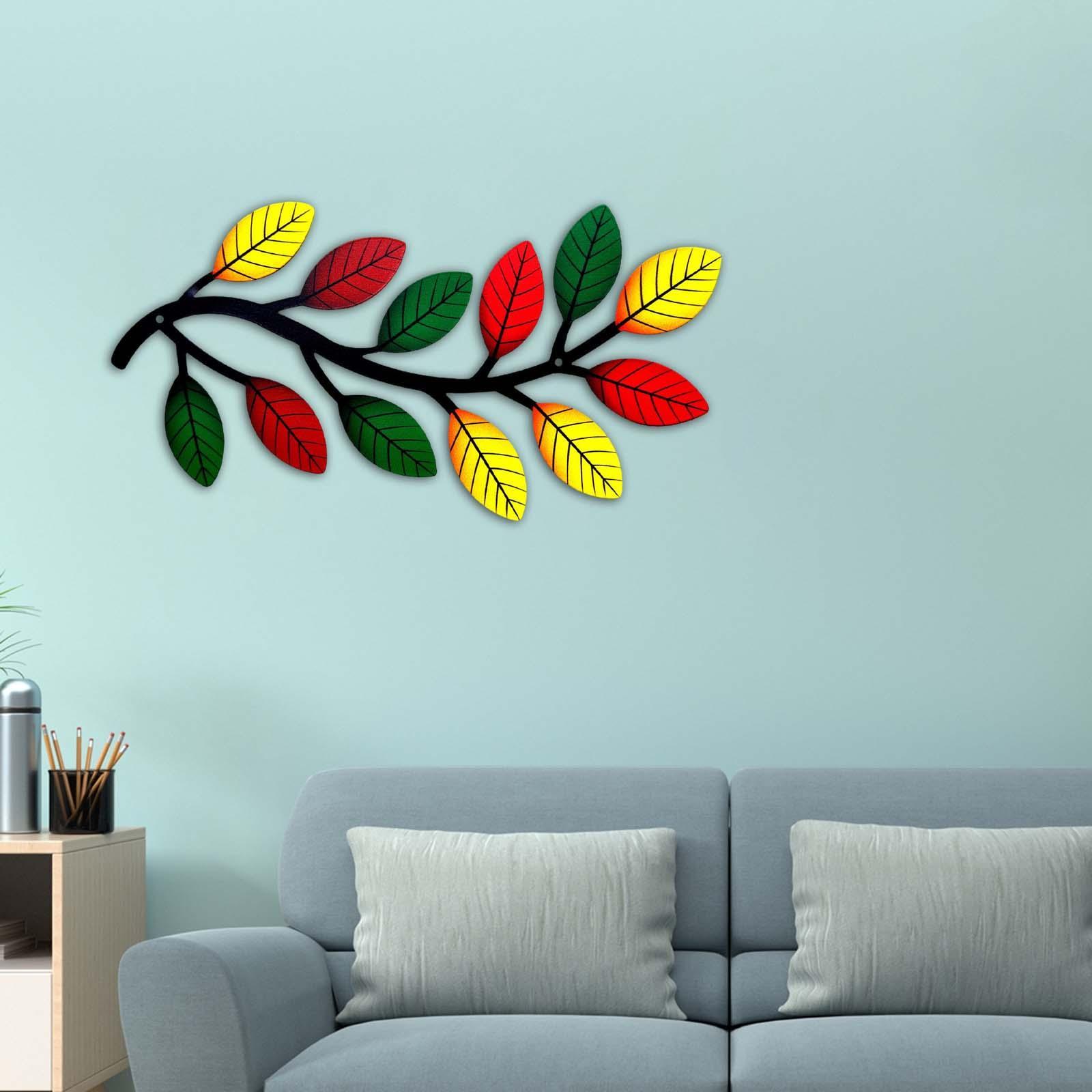 Multicolor Metal Tree Branch Wall Art Decor for living Room Balcony