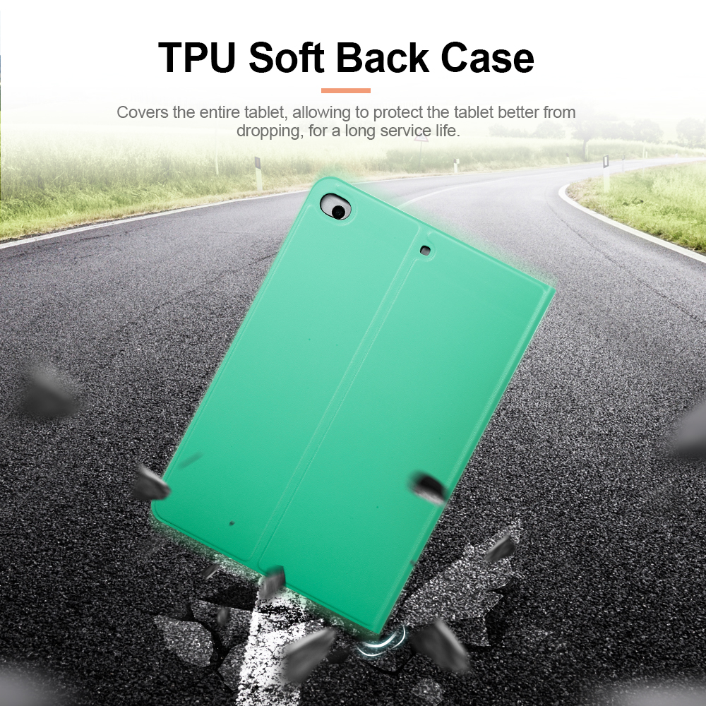 Vỏ bảo vệ Da PU TPU Ốp lưng Bao da Hỗ trợ Máy tính bảng Giá đỡ Thay thế cho iPad Mini 1/2/3/4/5 xanh lá