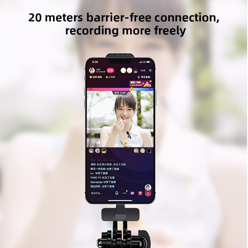 Bộ Micro Thu Âm Cài Áo Không Dây (2 Mic) Cho Điện Thoại Iphone IOS Cổng Lightning Máy Tính, Máy Ảnh Chống Ồn Dùng Quay Tiktok, Livestream, Ghi Âm, Quay Video  Thu Âm To, Tiếng Trong Veo Thích Hợp Cho 1 Hoặc 2 Người Ở Khoảng Cách Xa – Hàng Nhập Khẩu