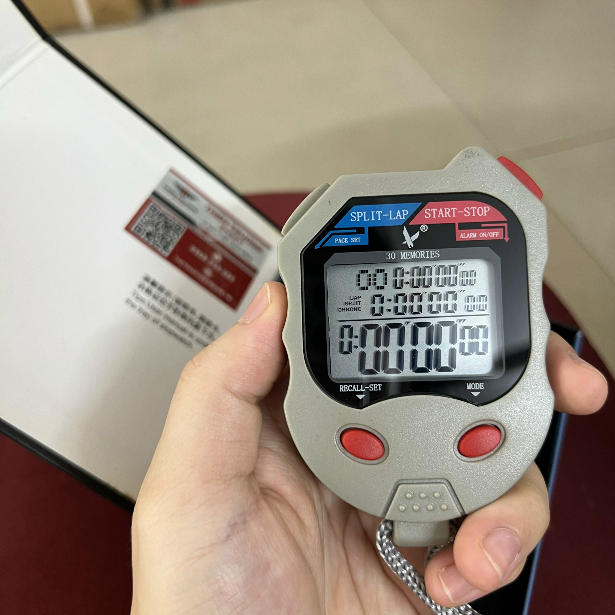 Đồng hồ bấm giây, bấm giờ PC530 bộ nhớ 30LAP, đồng hồ đo hiệu suất công việc T THIEN TRUONG SPORT