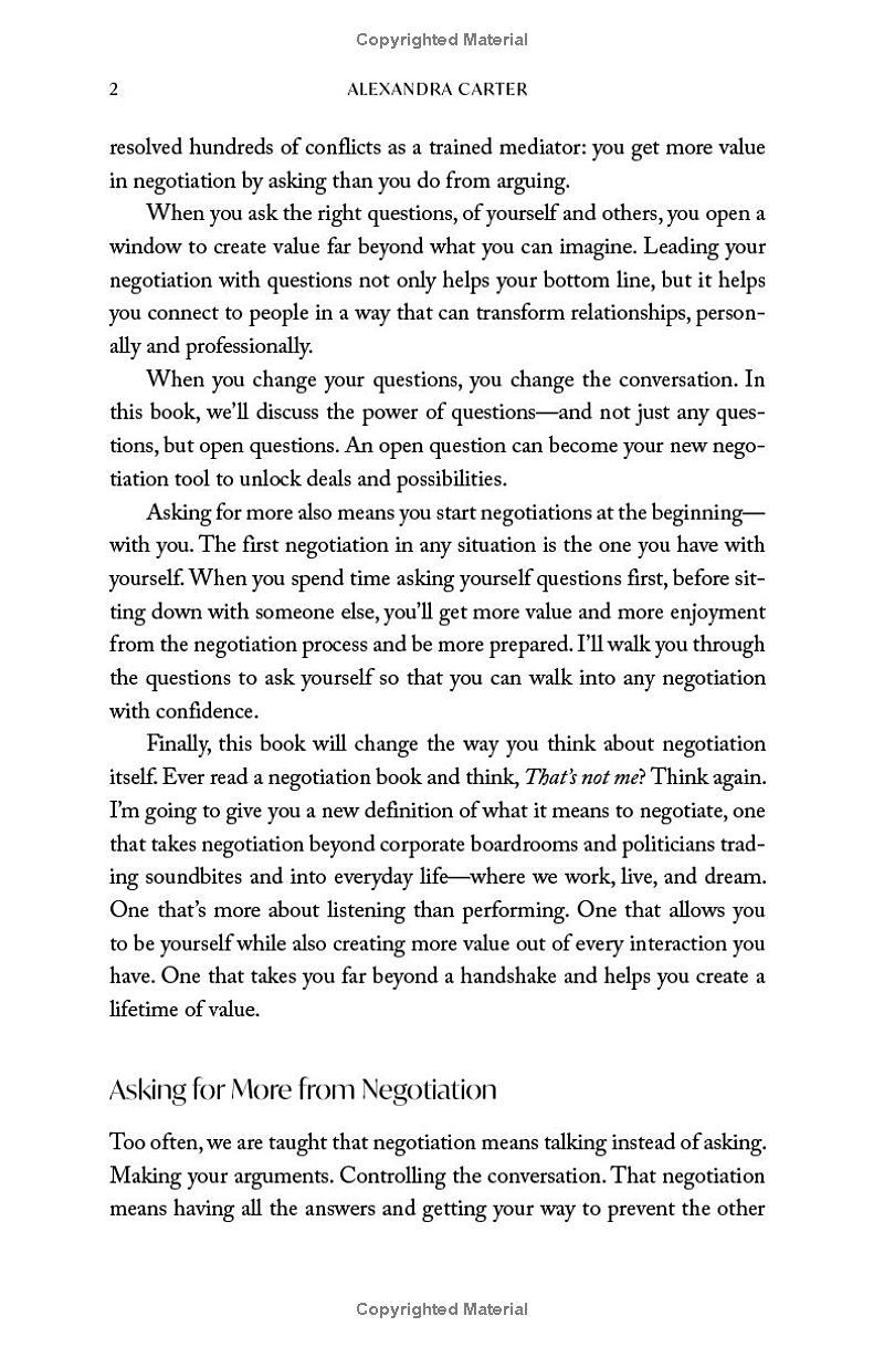 Sách ngoại văn: Ask For More - 10 Questions To Negotiate Anything