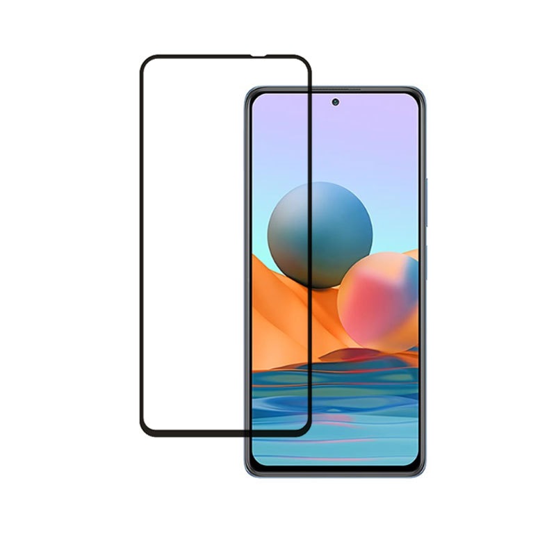 Kính cường lực full màn 9D dành cho Xiaomi Redmi Note 10 chống vỡ, chống xước màn hình